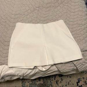 White Zara skort